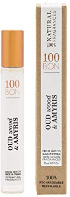 100BON Oud Wood & Amyris Refillable Eau de Parfum 15ml Spray