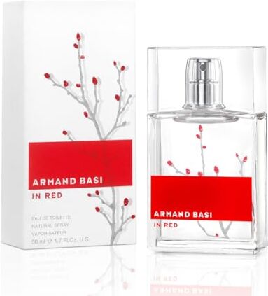 Armand Basi I In Red Eau de Parfum, Profumo Donna Spray, Famiglia Olfattiva Floreale, Legnosa e Muschiata, 50 ml