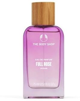 The Body Shop FULL ROSE EAU DE PROFUME VEGAN 75 ML – Note aromatiche di rosa, foglie di geranio e cardamom