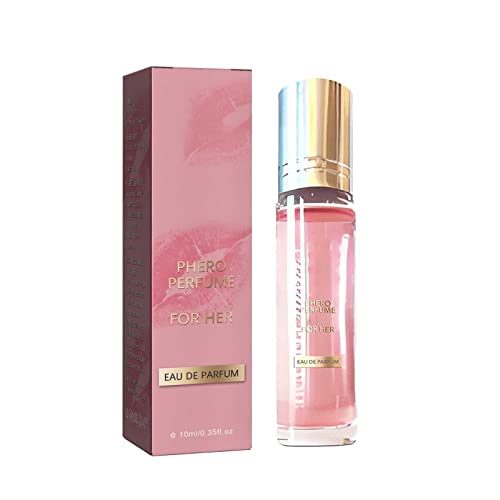 Generic Profumo da donna con feromoni, fresco naturale, femminile, di lunga durata, profumo leggero, profumo di lunga durata, 10 ml, fragranza (rosa, taglia unica)