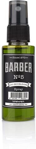 barber marmara No.5 Mini Eau de Cologne Pump Spray Men (1x 50ml) Aftershave Men acqua di colonia per gli spostamenti formato da viaggio