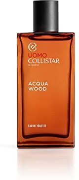 Collistar Acqua Wood Eau de Toilette Tonificante, Fragranza per il corpo con note legnose e tocchi aromatici, 100ml