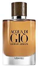 Giorgio Armani Armani Acqua Di Gio Absolu Eau De Parfum Vaporizador, 75 Ml / 2.5 Oz, color Chiaro, 75 ml