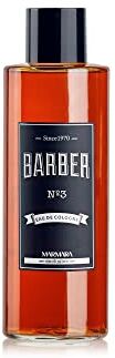 barber marmara No.3 Eau de Cologne Spruzzo uomo 500ml in Flacone di vetro Dopo rasatura Uomini Rasatura Acqua Rasatura Acqua Uomo