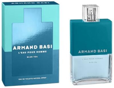 Armand Basi I L'Eau pour Homme Blue Tea, Eau de Toilette, Profumo Uomo Spray al Tè Blu, Famiglia Olfattiva Aromatic Fougère, 75 ml