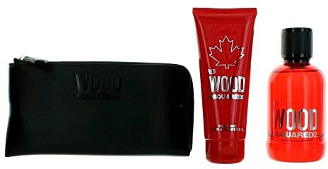 DSQUARED2 Red Wood Edt 100 Ml + Bl 100 Ml + Wallet (woman), One size