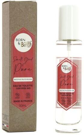 BIO + Eau de toilette certifie bio Smoothie Fruits Rouge 50 ml