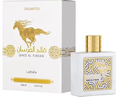 Lattafa Qaed Al Fursan Unlimited Eau de Parfum di  White Edition, profumo orientale, per uomo e donna