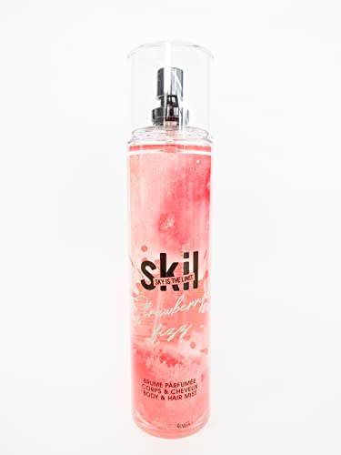 Jeanne Arthes SKIL – Nebbia profumata da donna – Strawberry Fizz – Collezione Milky Way – Made in France – Flacone ricaricabile, 250 ml