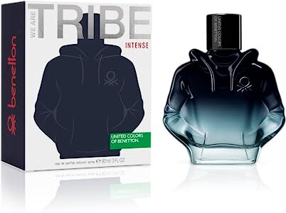 United We Are Tribe Intense EDP da uomo Lunga durata Fragranza giovanile, moderna e intensa Note di lavanda, legno ambra e fruttate Ideale da indossare di giorno 90ml