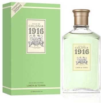 1916 ORIGINAL 1916 Limone & Tonka 200 ml, Profumo Uomo e Donna, Colonia 1916 Limone & Tonka, Profumato, Eau de Toilette maschile e femminile, Fresca e delicata, Colonia a lunga durata