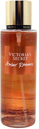 Victoria's Secret Lozione Corporale, Amber Romance Body Mist, 250 ml, [ Il design della bottiglia puo' variare]