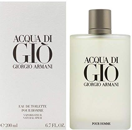 Giorgio Armani Acqua di Gio Homme, eau de toilette, bianco, confezione da 1 (1 x 200 ml)