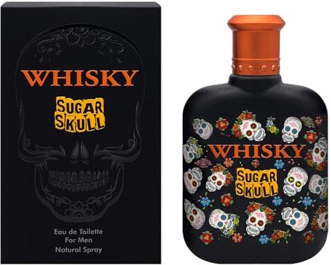 EVAFLORPARIS WHISKY SUGAR SKULL, Eau de Toilette 100 ml, Perfume Spray, Men Perfume,  520 g