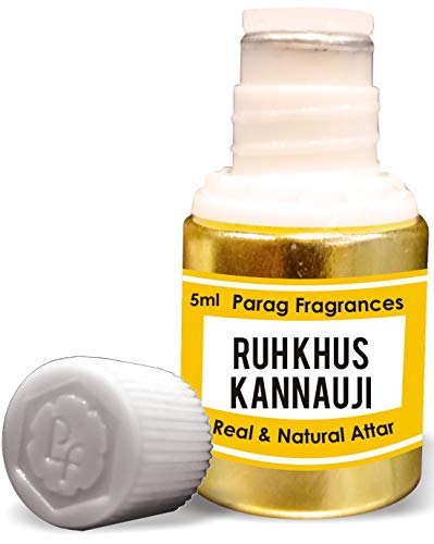 Parag fragrances Ruh Khus Kannauji Attar 5 ml (Alcohol Free Long Lasting Attar For Men or Religious Use) Tradizionale Bhapka Processed Attar/Made in India
