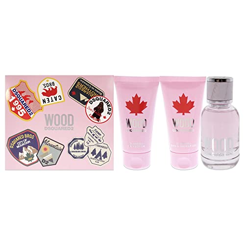DSQUARED2 Wood for Her EDT 50 ml + SG 50 ml + BL 50 ml (woman)