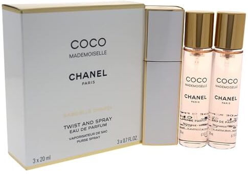 Chanel , Coco Mademoiselle Eau De Parfum, Confezione da 3x20 ml