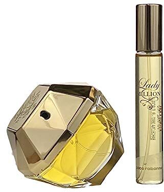 Paco Rabanne Lady Million Cofanetto Regalo (LEau de Parfum, 80 ml + Eau de Parfum, 20 ml)