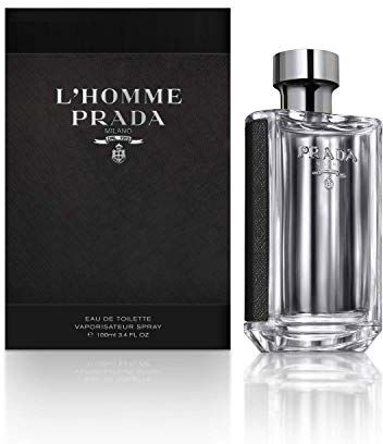 Prada L'Homme For Men Eau De Toilette Spray, 3.4 Fluid Ounce