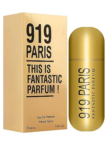 Generic Tariba 919 Paris, profumo a lunga durata, fragranza classica, confezione da 100 ml (oro)