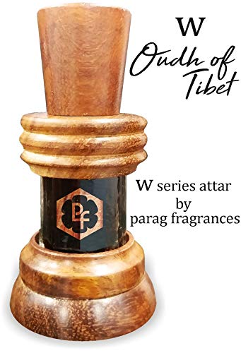 Parag fragrances Profumi Parag (W Series Attar) Oudh of Tibet Bhapka lavorato Attar per uomini 6ml / 0% alcol/Best Attar per l'inverno (lunga durata e senza sostanze chimiche naturale Agarwood Attar)