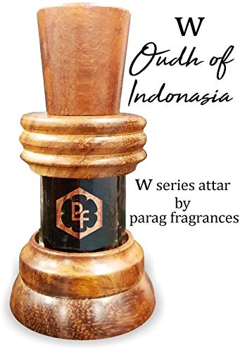 Parag fragrances Profumi Parag (W Series Attar) Oudh of Indonasia Bhapka lavorato Attar per uomini 6ml / 0% alcol/Best Attar per l'inverno (lunga durata e senza sostanze chimiche naturale Agarwood Attar)