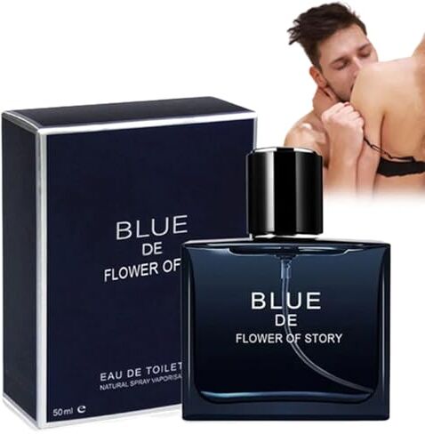 Generic Blue De Flower of Story Perfume, Cologne for Men Seductra, 1.7 oz, Blue De Eau De Parfum Men, Charm Fragrance, Date Edition Perfume (A)