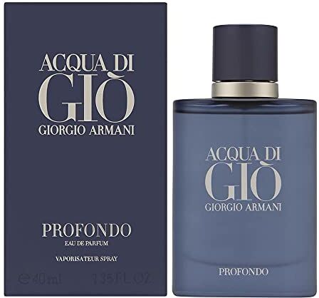 Giorgio Armani Armani Acqua di Gio Profondo Edp, Nero, 40 Ml