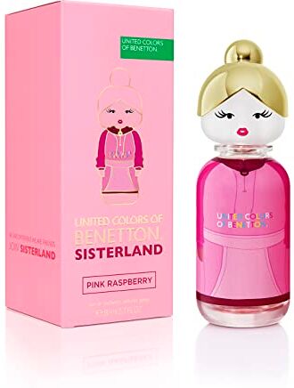 United , Sisterland Pink Raspberry, Spray per Donne, Fragranza Floreale con Cedro, Lampone, Neroli, Fiori d'Arancio, Sandalo e Muschio 80 ml