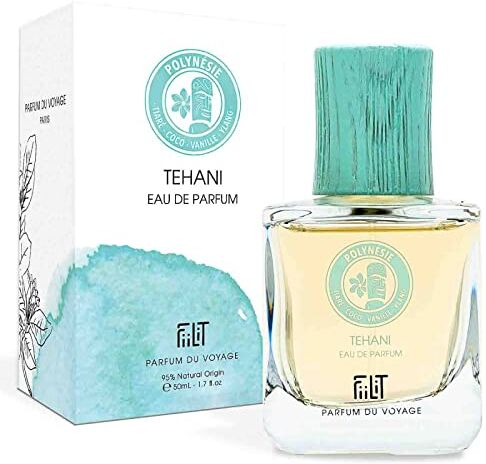 Voyage Natural Eau De Parfum Tehani Polynésie 50 Ml Unisex Spray Eau De Parfumbile Fiore Tiarè Vaniglia Coco Ylang Floreale Orientale (6,5 X 10,5 X 5)