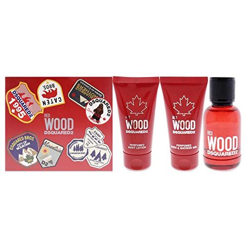 DSQUARED2 Red Wood EDT 50 ml + SG 50 ml + BL 50 ml (woman)