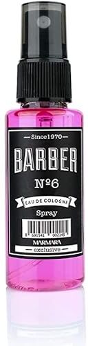 barber marmara No.6 Mini Eau de Cologne Pump Spray Men (1x 50ml) Aftershave Men acqua di colonia per gli spostamenti formato da viaggio