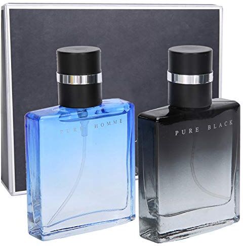 Generic Eau De Parfum Spray Per Uomo, Kit di Profumo Maschile da 2 Pezzi Bottiglia di Vetro Fragranza a Lunga Durata Profumo Spray dal Sapore Leggero 30ml