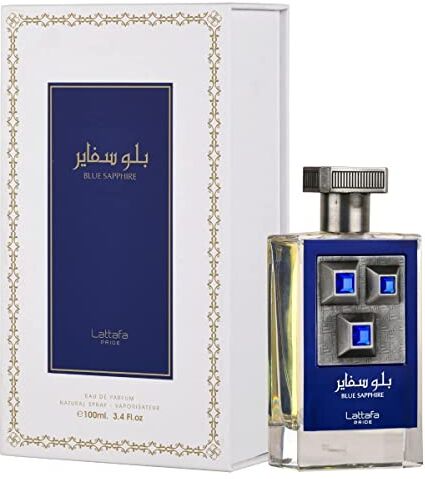 Lattafa Profumi Blue Sapphire Eau De Parfum Spray for Unisex, 3.4 Ounce