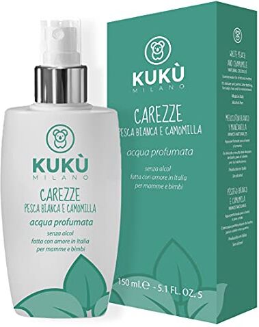 KUKÙ MILANO Acqua profumata Carezze naturale 150 ml Pesca e camomilla