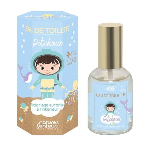 Nature & Senteurs de provence Eau de toilette petit enfants 4-8 ans Pitchoun ● Parfum agrumes basilico ● Fabbricazione francese ● 50ml ● NATURA & PROFUMI