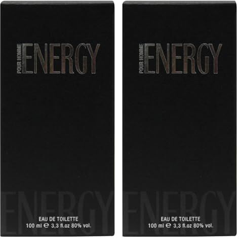 Generic Profumo Eau De Toilette ENERGY Pour Homme 100ml (2 Profumi)