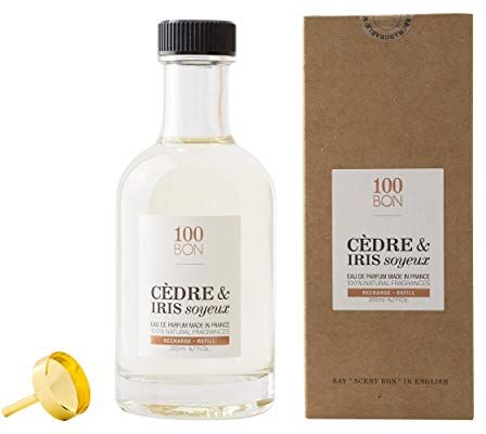 100BON Cèdre & Iris Soyeux Colonia naturale, ricarica 200 ml