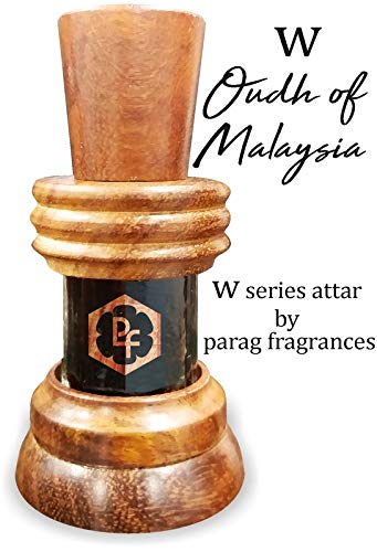 Parag fragrances (W Series Attar) Oudh of Malaysia Bhapka Processed Attar For Men 6 ML/0% Alcohol/Best Attar For Winter (Long Lasting and Chemical Free Natural Agarwood Attar)