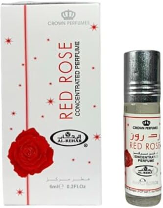 Al Rehab Rosa Rossa Olio di profumo 6ml Di