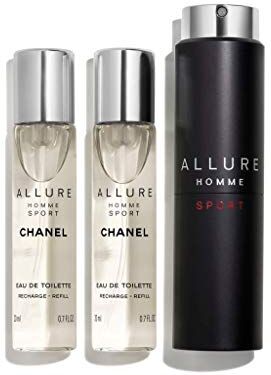 Chanel Allure Homme Sport Edt Vapo Refillable 3 X 20 Ml