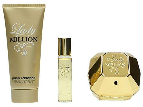 Paco Rabanne Rabanne Lady Million Travel Edition set EDP, 80 ml/10 ml/100 ml