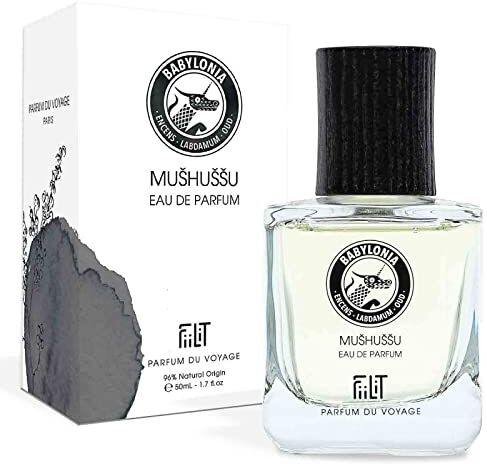 Voyage Mushussu Babylonia Eau De Parfum Naturale 50 Ml Unisex Spray Eau De Parfumbile Labdamum Oud Leather Incense Oriental Woody (6,5 X 10,5 X 5)