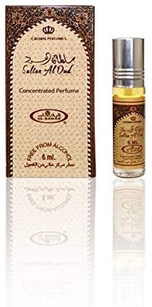 Al Rehab Profumo  Attar Authentique Senza Alcool Halal 6ml 100% Olio di Qualità superiore 6ml x 6PZ (Sultan Al Oud)