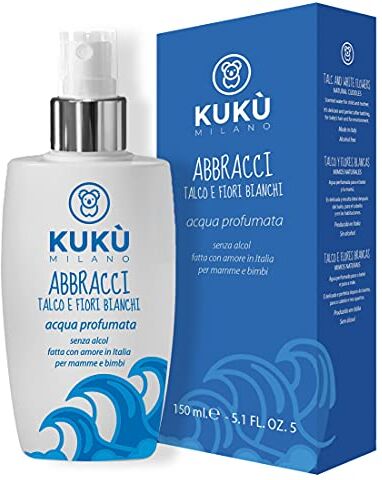 KUKÙ MILANO KUKU MILANO Acqua profumata Abbracci naturale 150 ml Talco e fiori