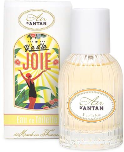 Un Air d'Antan Un Air d’Antan Eau de Toilette Vintage Luminosa Joie per Donna. Profumo Originale Mughetto, Dolcezza dei Fiori d'Arancio e Rosa Una Nota Floreale Fruttate, 55ml Per un Viaggio nel Sud della Francia