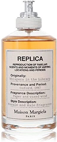 Maison Margiela Replica Whispers in the Library 100ml edt + 3 Niche samples Free