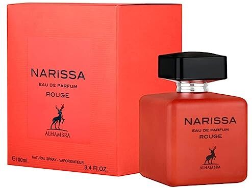 Generic Tariba Narissa Rouge Eau de Parfum 100 ml   Profumo di lusso a lunga durata   Fragranza importata premium per uomini e donne   Set regalo di profumo   per tutte le occasioni (confezione da 1)