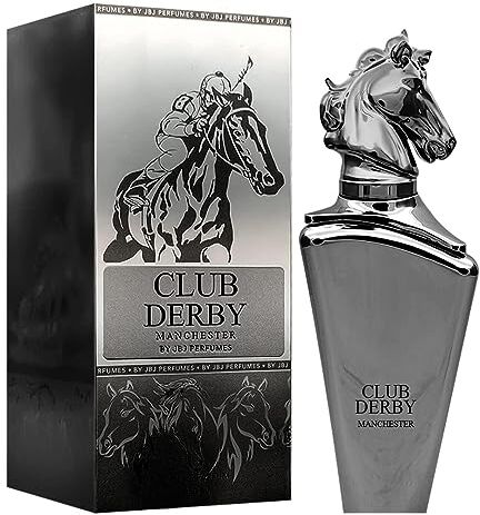 Generic Tariba, Profumo Club Derby, 100 ml, Eau de Parfum, profumo di lusso a lunga durata, profumo adatto ai viaggi, per uomini e donne (Club Derby Grey, 50 ml, confezione da 1)