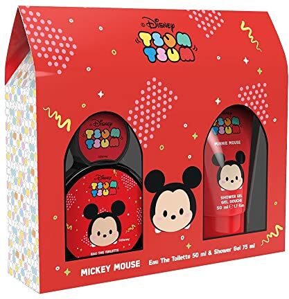 Disney Tsum Tsum Mickey Mouse Edt 50ml + Shower Gel 50ml  Cofanetto Bambino Set Set